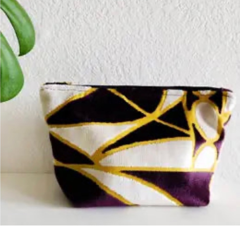 Geo Zip Bag Pouch 6x10x5
